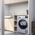 西门子（SIEMENS）高端洗烘套装 10KG滚筒变频洗衣机全自动 智能添加 9KG热泵烘干机1A80W+5681W(银色 WT47W5681W)第7张高清大图