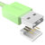 360充电数据线 Micro USB2.0 安卓电源线 1M 绿色第2张高清大图