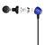 锐思 REW-H01 雅音系列有线耳机 蓝色 金属质感 震撼音效 轻盈入耳 简洁便携第5张高清大图