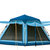 徽羚羊户外3-4人旋压式自动帐篷 双人双层防雨速开野营帐篷(蓝色)第4张高清大图