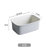 日本AKAW爱家屋家用收纳盒杂物储物筐零食蔬果筐篮子桌面整理盒子(浅灰色)第2张高清大图