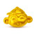 天鑫洋 足金黄金小猴子吊坠 猴有礼貌 3D硬金工艺 黄金转运珠手链第3张高清大图