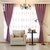 简约现代纯色亚麻棉麻布料客厅卧室遮光成品定制窗帘窗纱加厚(紫色)第5张高清大图