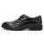 Joyson久绅男式系带百搭商务休闲皮鞋GM1201(黑色 40码)第2张高清大图
