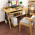 物植 实木书桌电脑桌ZM-03(（单抽款）原木色0.8米单桌+椅子)第4张高清大图