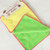 ONEDAY日本珊瑚绒抹布油黄绿色3片(每包3片 x1包)第3张高清大图