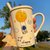 马克杯宇航员陶瓷杯男女学生喝水杯可爱杯子卡通家用带盖勺咖啡杯(星球杯-Flying 白（盖子 陶瓷勺）)第2张高清大图