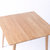 恒兴达 纯白橡木方桌  北欧日系纯实木餐桌饭桌 正方形(原木色600mm 一桌两椅)第4张高清大图