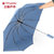 TP反向十骨雨伞女男反向伞汽车晴雨伞可折叠遮阳反面纯色简约伞TP7035(藏青色)第3张高清大图