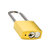 苏识 AL638黄 短粱铝制挂锁 （计价单位：个）黄第2张高清大图
