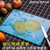 抗菌防霉钢化玻璃菜板小分类砧板水果垫板粘板厨房家用切菜板案板(桔色)第2张高清大图