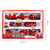 酷米 儿童玩具男孩消防车玩具挖掘机推土车仿真模型套装 8只装送儿童生日礼物KM3048 红色(红色 版本)第2张高清大图
