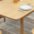 恒兴达 日式纯实木餐桌椅组合北欧全实木橡胶木长桌小户型4人桌餐厅家具(拉伸餐桌-0.9米原木色 一桌四椅)第4张高清大图