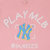 MLB情侣涂鸦粉色NY短袖T恤(粉红色 XS)第5张高清大图