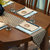 品尚美家家具 餐桌椅组合 实木折叠伸缩多功能橡木餐桌 饭桌方桌圆桌(胡桃色 一桌六椅)第4张高清大图