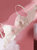 媚姬软支撑系列内衣女夏季超薄款文胸无钢圈调整型兔耳朵蕾丝胸罩(牙白色+茶绿色 70C)第3张高清大图