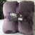 加厚保暖纯色四季通用空调午休单双人紫貂绒毛毯 盖毯 毯子(苜蓿天青紫 默认)第3张高清大图