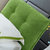 寝尚 布艺床 儿童床 双人床 布床 1.8米床 现代简约软床 绿色 床(绿色 1.8*2米 床+床垫)第5张高清大图