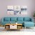豫见美农 布艺沙发 现代简约客厅 整装沙发小户型 欧式沙发 家具套装组合第2张高清大图