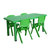 兴淮家具 幼儿园桌子儿童桌学生桌 HU-SYZ101(绿色 塑料)第4张高清大图