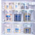 厨房五谷杂粮收纳盒食品收纳储物罐透明塑料密封罐冰箱保鲜罐DS1026   1046   106(中号蓝色800ml 1个装)第2张高清大图