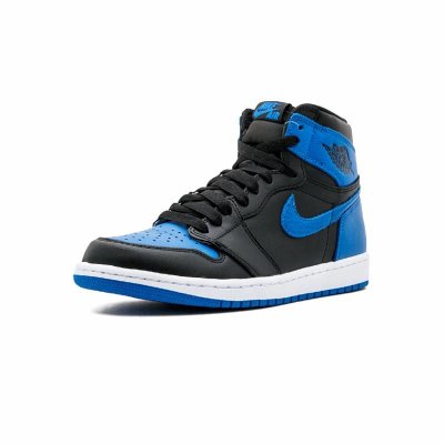 Nike耐克Air Jordan 1 OG ROYAL AJ1 乔一皇家蓝/黑篮球鞋休闲运动跑步鞋 555088-007(蓝黑色 41)