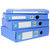 天色 加厚大容量档案盒 文件盒 资料盒 A4收纳塑料凭证盒(蓝色/厚度5.5cm/可放520页)第2张高清大图