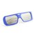 睿浩（RIO）RGCP3804不闪式圆偏光3D眼镜（蓝白色）第2张高清大图