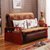 伊维雅现代中式实木沙发床1.5米多功能可折叠小户型1.2米双人布艺拆洗沙发床(6号色 1米*1.9米)第5张高清大图