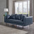 TIMI 北欧沙发 现代简约沙发 小户型沙发 会客沙发组合 时尚沙发组合(深棕色 沙发)第3张高清大图