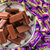 俄罗斯进口杏仁酥果仁花生夹心巧克力糖紫皮糖包邮(1斤装)第3张高清大图