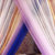 英爵新款渐变色吊顶蚊帐 蕾丝网纱加密加厚加长拖地米兰之约(玫红 1.5米直径)第2张高清大图