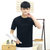 韩版百搭2017夏季新品圆领舒适t恤短袖男(J753灰色 XL)第4张高清大图