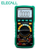 伊莱科自动量程数字万用表EM97可测频率带背光防烧高精度万用表(EM97标配带电池+表笔+转换插座)