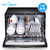 美的 （Midea）WQP8-W3908T-CN 洗碗机智能WiFi 嵌入式全自动烘干 家用台式 家用8套(黑色 热销)第4张高清大图