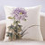 梅兰竹菊中式抱枕植物花卉中国风亚麻靠垫沙发客厅办公靠枕套含芯(F款)第2张高清大图
