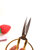 婚庆实木针线盒套装结婚陪嫁用品家用布艺缝纫针线剪刀缝纫线工具(红色)第5张高清大图