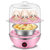 优益（yoice）煮蛋器Y-ZDQ5双层多功能情侣煮蛋器不锈钢蒸蛋器煮蛋机 *(粉色)第2张高清大图