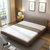 美天乐 床 北欧床 1.5米1.8米实木床 软靠单双人床 卧室家具(1.8*2米胡桃色 床+床头柜*2)第2张高清大图