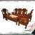 红木家具红木沙发实木沙发客厅富贵组合中式鸡翅木(其他 五件套)第2张高清大图