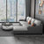 新飓意式风格现代简约大小户型科技布沙发拼色布艺客厅拐角单人三人位组合布艺沙发家用客厅软沙发(三人位 乳胶+海绵版)第5张高清大图