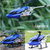 合金遥控飞机耐摔3.5通直升机充电动男孩儿童模型玩具飞机无人机飞行器(蓝色 一个机身一块电池)第4张高清大图