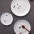 牛排盘子陶瓷圆形西餐盘子纯白菜盘家用碟子浅盘平盘菜碟西式餐具(7英寸平盘(直径约17.5cm))第3张高清大图