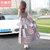 斯黛欧2016春夏新款波西米亚修身显瘦高腰大摆无袖连衣裙长裙1823(7号色)第2张高清大图
