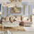 拉斐曼尼 FS071 欧式沙发 欧式布艺沙发 法式实木沙发客厅成套家具组合(F款 3+左贵妃)第2张高清大图