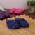 SUNTEK韩版平底家居平跟拖鞋女夏包头洞洞软底防滑浴室塑料包脚凉拖鞋(41 紫色)第3张高清大图