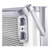 美的(Midea) NDK20-18AW 电暖器 时尚欧式快热炉 取暖器 电暖气 壁挂两用防水溅一体式衣架 白第5张高清大图