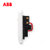 ABB开关插座面板德静系列白色86型16A一开三孔带开关空调插座AJ228第3张高清大图