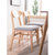 物槿 实木餐椅家用木头桌椅现代 YPH-02(原木色灰色布艺)第2张高清大图