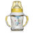 PPSU奶瓶 宽口径婴儿塑料奶瓶 宝宝奶瓶带吸管手柄180ML(黄色)第2张高清大图